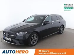 Svart Begagnad 2021 Mercedes E220 AMG line Kombi | 394 000 kr (Marknadspris)