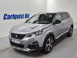 Grå (grå metallic) Begagnad 2019 Peugeot 5008 GT-line Minibuss | 275 000 kr (Marknadspris)