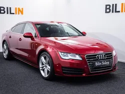 Röd Begagnad 2013 Audi A7 Sportback S-Line Halvkombi | 189 900 kr (Bra pris)
