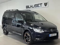 Svart Begagnad 2018 VW Caddy Maxi Life Life Minibuss | 209 900 kr (Bra pris)