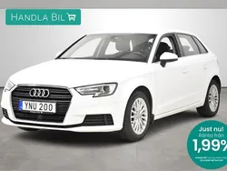 Vit Begagnad 2018 Audi A3 Sportback Proline Halvkombi | 149 900 kr (Marknadspris)