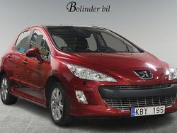 Röd Begagnad 2009 Peugeot 308 Halvkombi | 79 800 kr (Lite dyr)