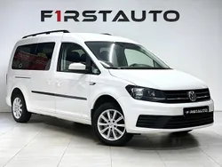Vit Begagnad 2018 VW Caddy Maxi Life Life Minibuss | 149 900 kr (Marknadspris)