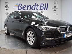 Svart Begagnad 2018 BMW 520 Kombi | 188 900 kr (Marknadspris)