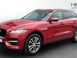 Svart (red) Begagnad 2019 Jaguar F-Pace R-Sport SUV | 259 900 kr (Marknadspris)
