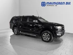 Svart (svartmetallic) Begagnad 2018 Ford Ranger Wildtrack Pickup | 348 750 kr (Dyr)