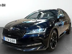 Svart Begagnad 2019 Skoda Superb Business Line Kombi | 319 900 kr (Marknadspris)