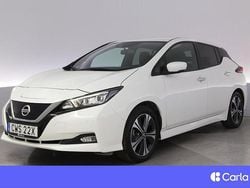 Vit Begagnad 2021 Nissan Leaf N-Connecta Halvkombi | 186 900 kr (Marknadspris)