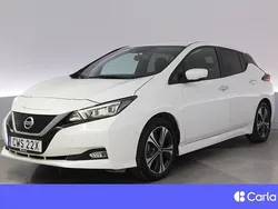 Vit Begagnad 2021 Nissan Leaf N-Connecta Halvkombi | 188 900 kr (Marknadspris)