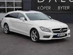 Vit (diamond white metallic) Begagnad 2013 Mercedes CLS350 AMG Kombi | 199 000 kr (Bra pris)