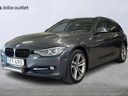 Grå Begagnad 2013 BMW 320 Sport Line Kombi | 119 900 kr (Marknadspris)
