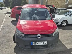 Röd Begagnad 2013 VW Caddy Minibuss | 82 000 kr (Marknadspris)