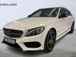 Vit Begagnad 2016 Mercedes C400 AMG line Kombi | 309 900 kr