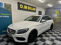 Vit Begagnad 2015 Mercedes C220 AMG line Kombi | 199 900 kr (Lite dyr)