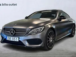 Grå Begagnad 2017 Mercedes C250 AMG Sportkupé | 329 900 kr (Lite dyr)
