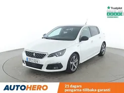 Vit Begagnad 2018 Peugeot 308 GT-line Halvkombi | 152 000 kr (Marknadspris)