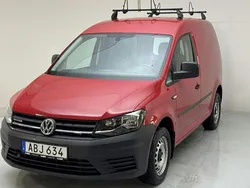 Röd Begagnad 2016 VW Caddy Minibuss | 75 000 kr (Marknadspris)