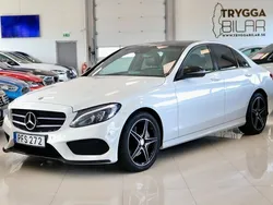 Vit Begagnad 2017 Mercedes C220 AMG Sedan | 249 000 kr (Marknadspris)