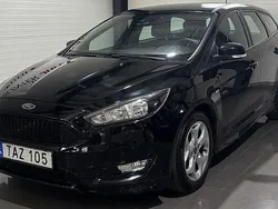Svart Begagnad 2017 Ford Focus ST-Line Kombi | 94 900 kr (Marknadspris)