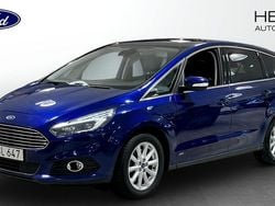 Blå (blue) Begagnad 2017 Ford S-MAX Business Edition Minibuss | 239 900 kr (Marknadspris)