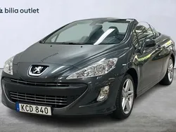 Mörkgrå Begagnad 2009 Peugeot 308 CC Cab | 74 900 kr (Superpris)