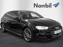 Mytsvart metallic Begagnad 2019 Audi A3 S-Line | 199 000 kr (Dyr)