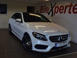 Vit Begagnad 2016 Mercedes C220 AMG line Kombi | 194 900 kr (Marknadspris)