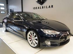 Blå Begagnad 2014 Tesla Model S Halvkombi | 259 900 kr