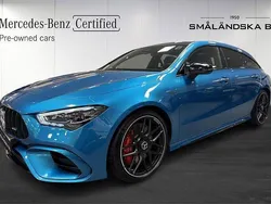 Blå Ny 2025 Mercedes CLA45 AMG Shooting Brake AMG Kombi | 719 000 kr (Dyr)