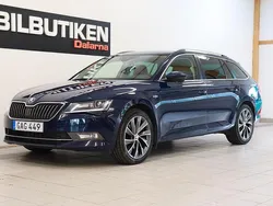 Blå Begagnad 2015 Skoda Superb LAURIN & KLEMENT Kombi | 154 500 kr (Marknadspris)
