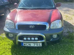 Röd Begagnad 2004 Hyundai Santa Fe SUV | 22 000 kr (Dyr)