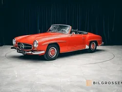 Röd Begagnad 1960 Mercedes 190 Cab | 1 000 000 kr