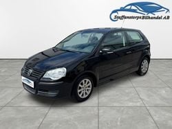 Svart Begagnad 2008 VW Polo Trendline Halvkombi | 16 500 kr