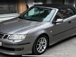 Grå Begagnad 2004 Saab 9-3 Cabriolet Aero Cab | 99 000 kr (Marknadspris)