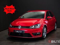 Röd Begagnad 2015 VW Golf VII R-line Halvkombi | 139 900 kr (Dyr)