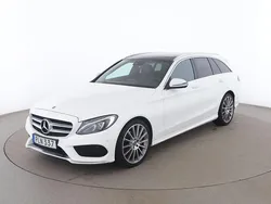 Vit Begagnad 2018 Mercedes C220 AMG line Kombi | 282 000 kr (Marknadspris)