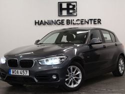 Grå Begagnad 2016 BMW 118 Sport Line Halvkombi | 159 900 kr (Marknadspris)