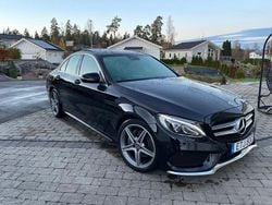 Svart Begagnad 2018 Mercedes C220 AMG line Sedan | 299 900 kr (Lite dyr)