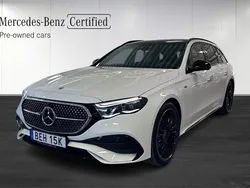 Vit (white) Begagnad 2025 Mercedes E300 AMG line Kombi | 819 900 kr