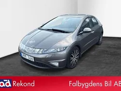 Mörkgrå Begagnad 2008 Honda Civic Sport Halvkombi | 33 500 kr (Marknadspris)