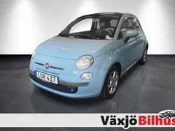 Blå Begagnad 2011 Fiat 500 Lounge Halvkombi | 47 900 kr (Lite dyr)