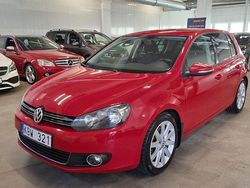 Röd Begagnad 2010 VW Golf VI GT Halvkombi | 75 000 kr (Marknadspris)