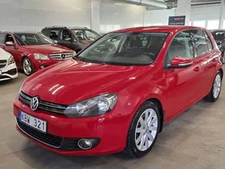 Röd Begagnad 2010 VW Golf VI GT Halvkombi | 75 000 kr (Marknadspris)