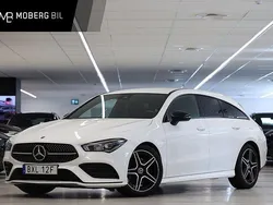 Vit Begagnad 2020 Mercedes CLA200 Shooting Brake AMG Kombi | 279 900 kr (Marknadspris)