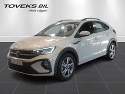 Grå (ascot grey) Begagnad 2022 VW Taigo R-line SUV | 219 900 kr (Bra pris)