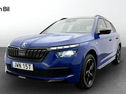 Blå Begagnad 2023 Skoda Kamiq Monte Carlo SUV | 264 900 kr (Bra pris)