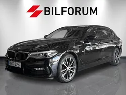 Svart Begagnad 2017 BMW 520 Sport Line Kombi | 239 900 kr (Marknadspris)