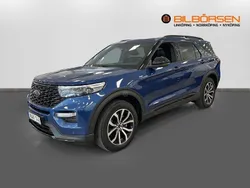 Blå Begagnad 2021 Ford Explorer Platinum SUV | 489 900 kr (Marknadspris)