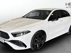 Vit (white) Begagnad 2023 Mercedes A250 AMG Halvkombi | 374 900 kr (Marknadspris)