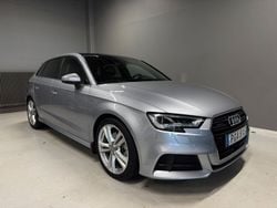 Silver Begagnad 2017 Audi A3 Sportback S-Line Halvkombi | 229 900 kr (Dyr)